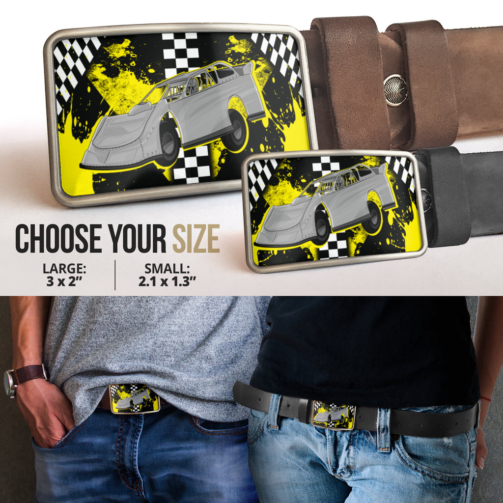 Dirt Track Racing Belt Buckle