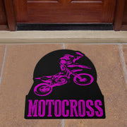 Custom Shaped Motocross Door Mat