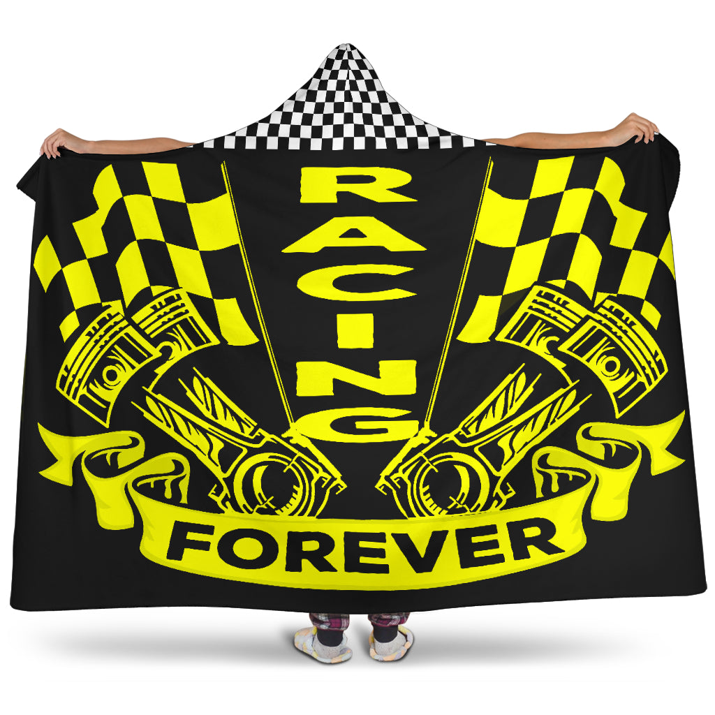 Racing Forever Hooded Blanket