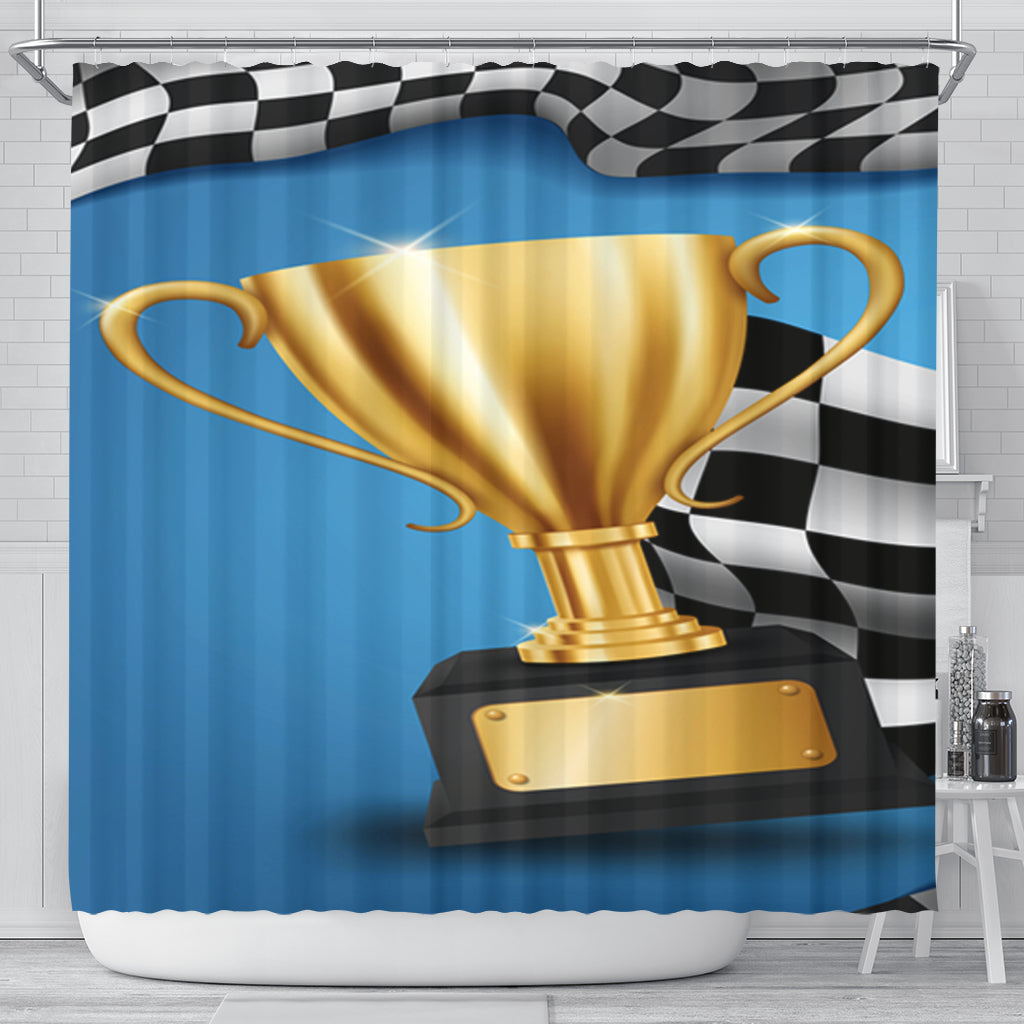 Racing Shower Curtain RB4