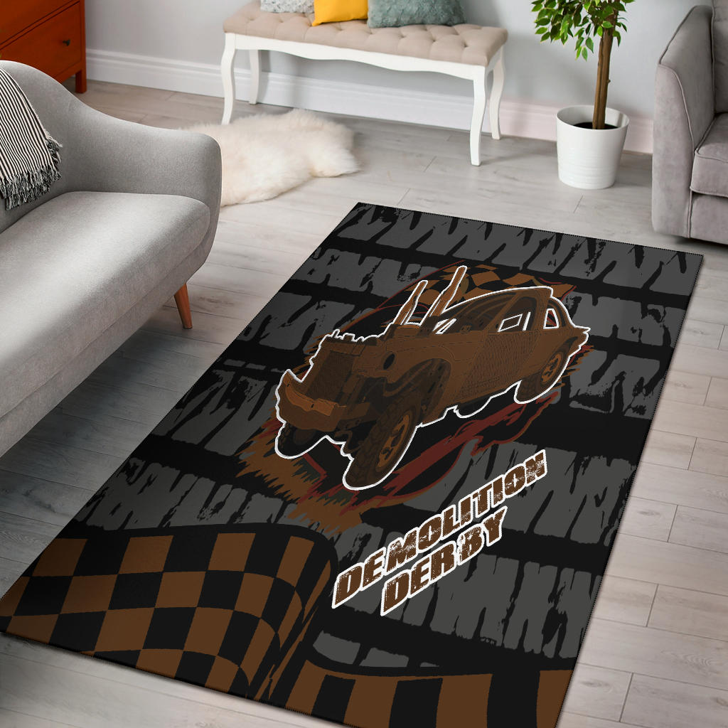 Demolition Derby Rug