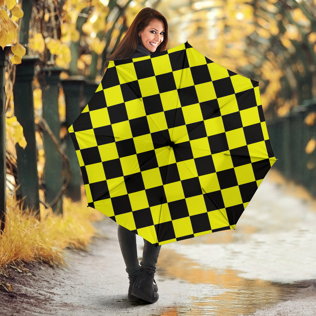 Racing Checkered Flag Umbrella