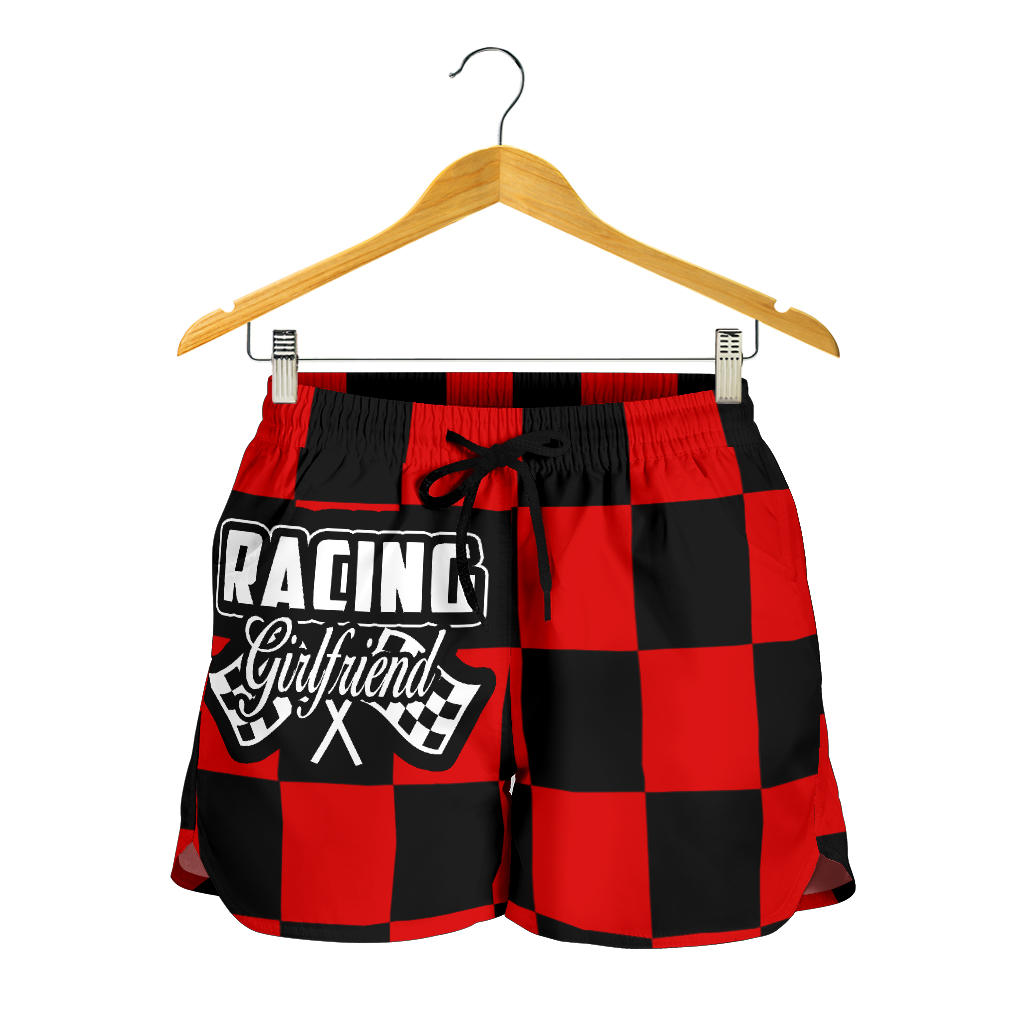 Racing Girlfriend Checkered Shorts