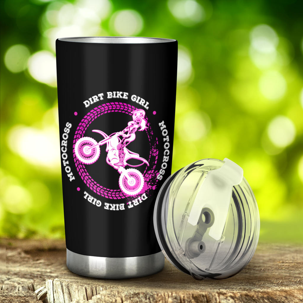 Motocross Girl Tumbler