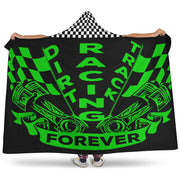 Dirt Track Racing Forever Hooded Blanket