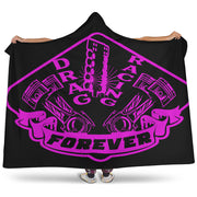 Drag Racing Forever Hooded Blanket