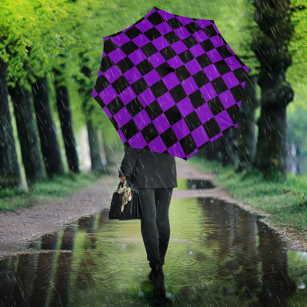 Racing Checkered Flag Umbrella