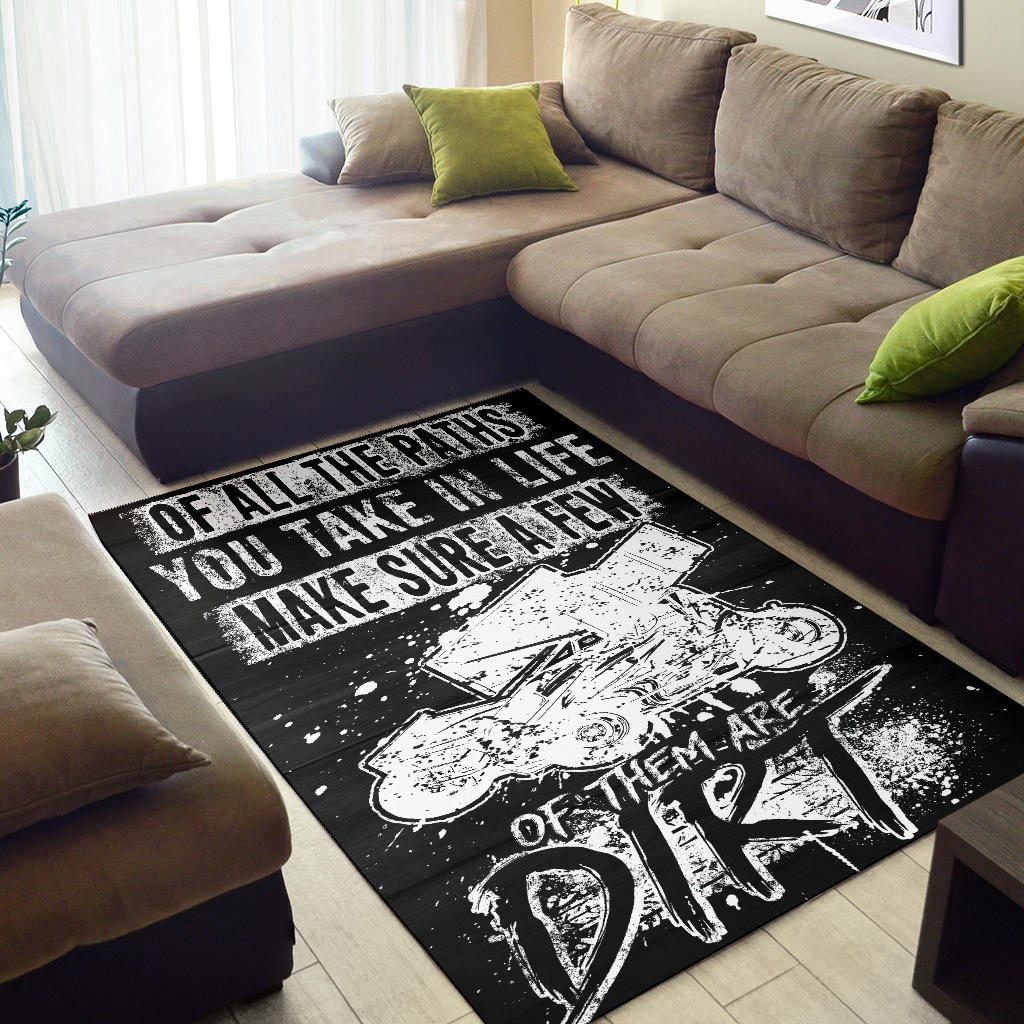 dirt track racing rug