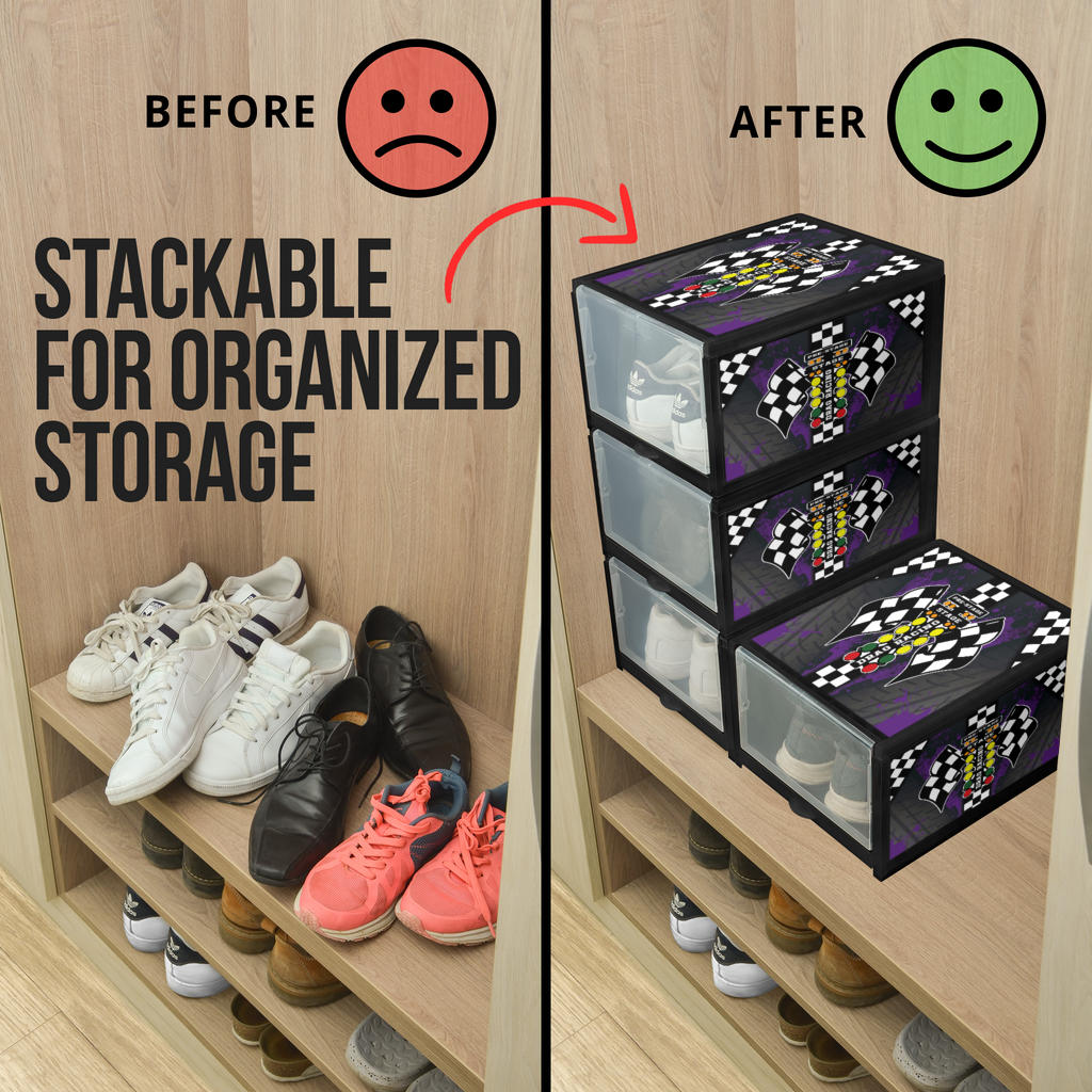Drag Racing Shoe Organizer
