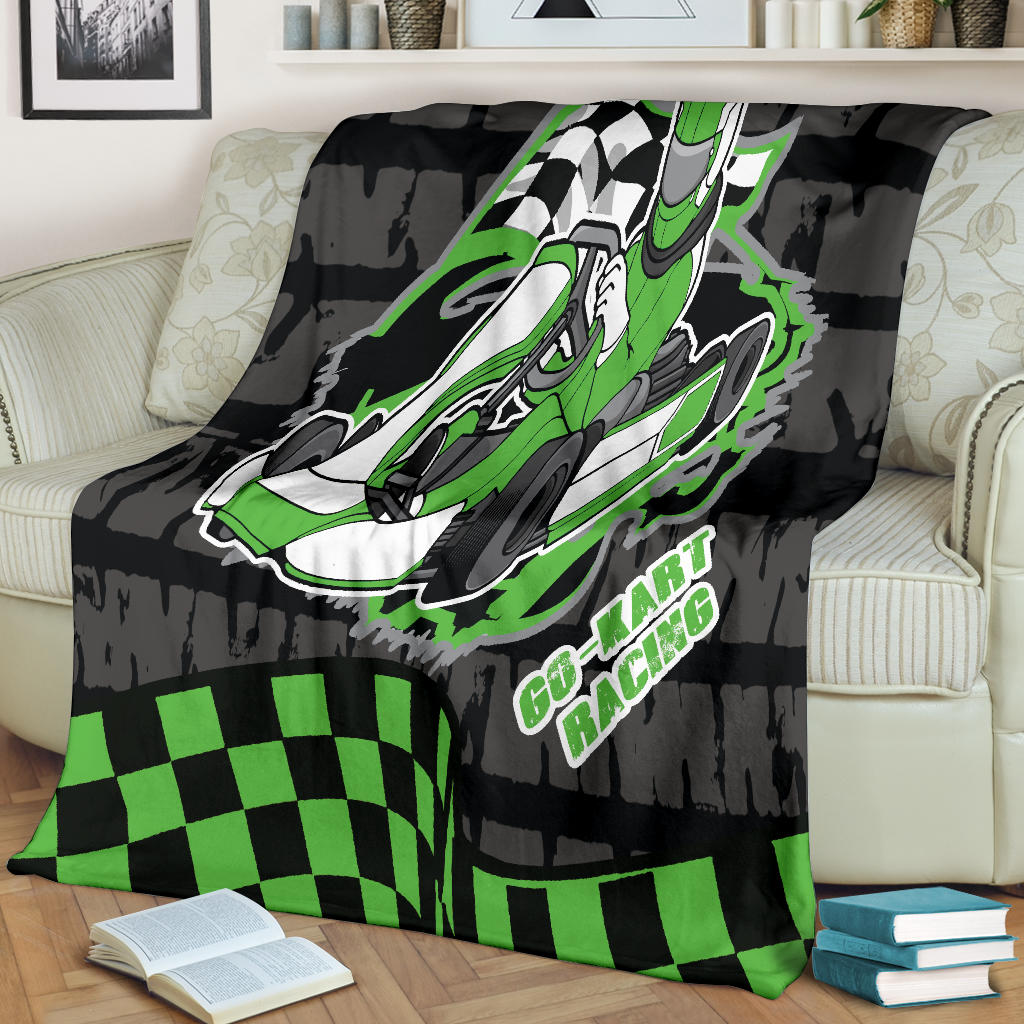 Go-Kart Racing Blanket