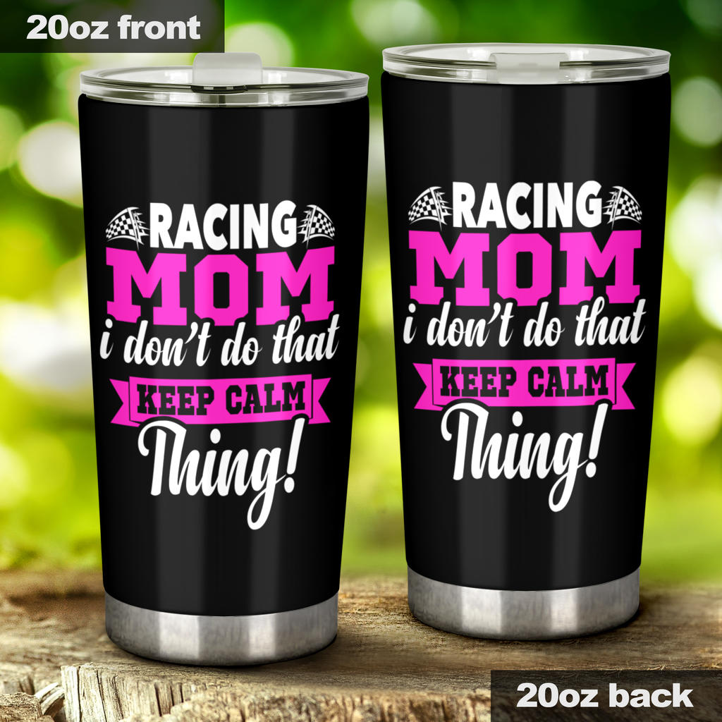 racing mom tumbler