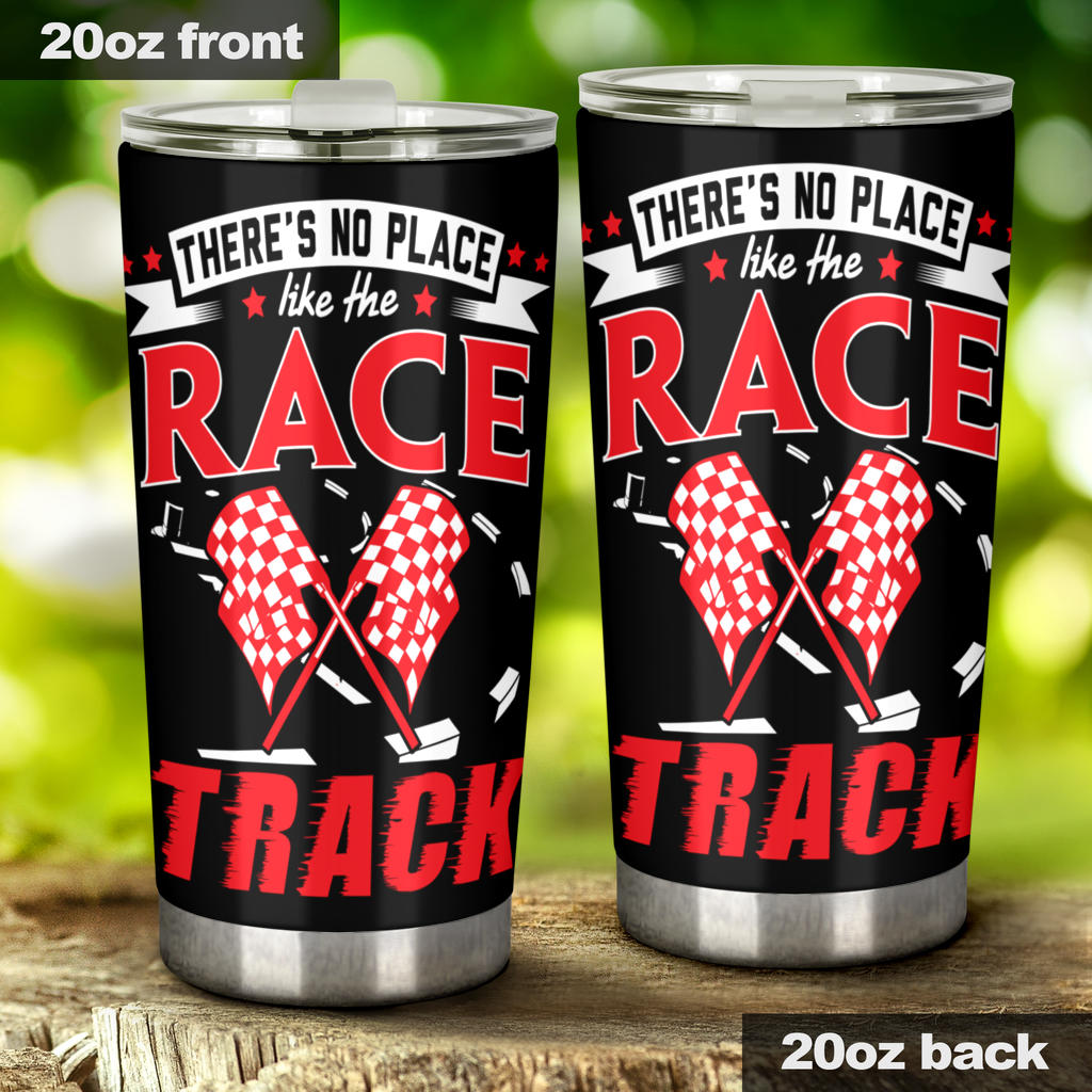 dirt track racing tumbler