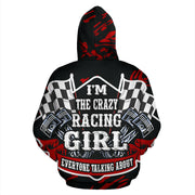 racing girl hoodie