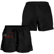 Racing Heartbeat Women's Shorts