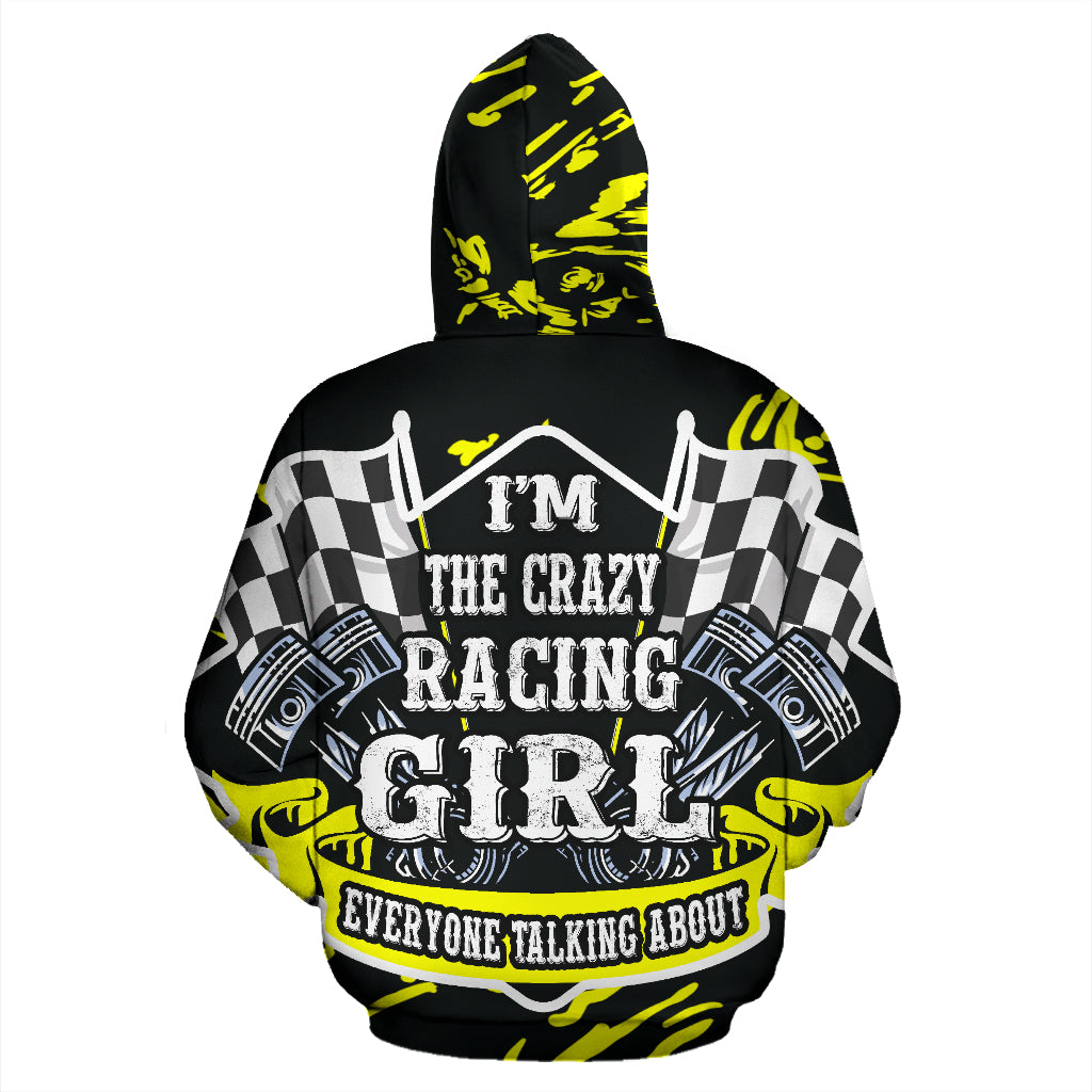 racing girl hoodie