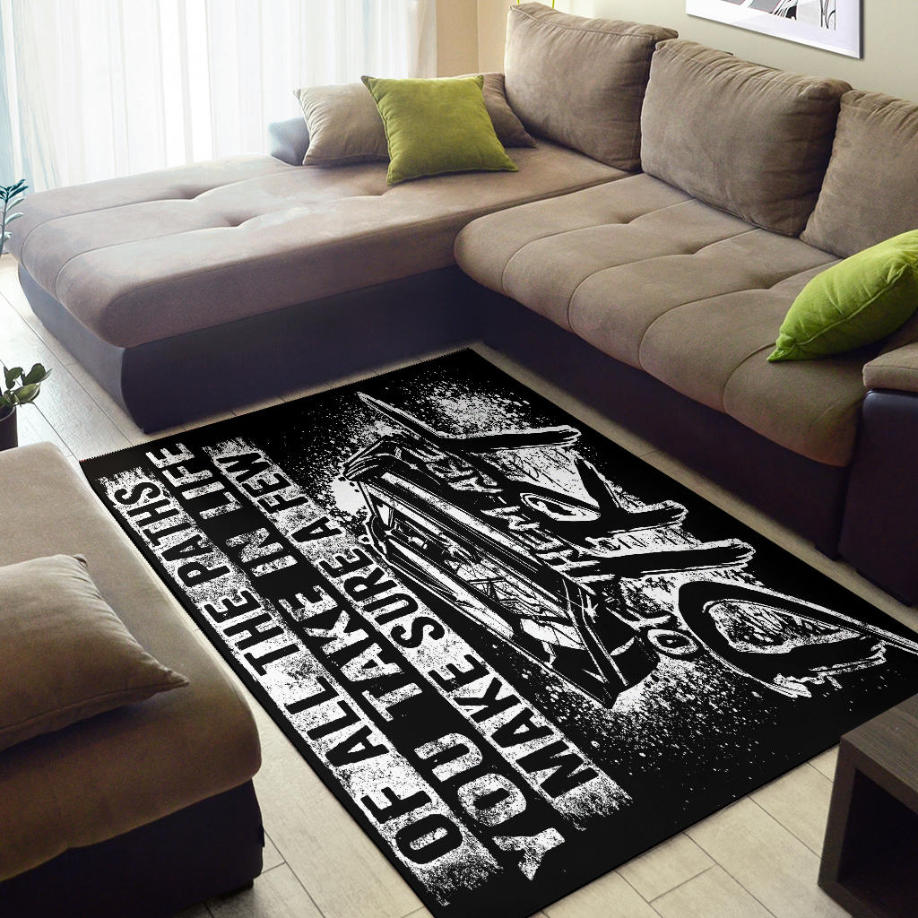 dirt track racing rug