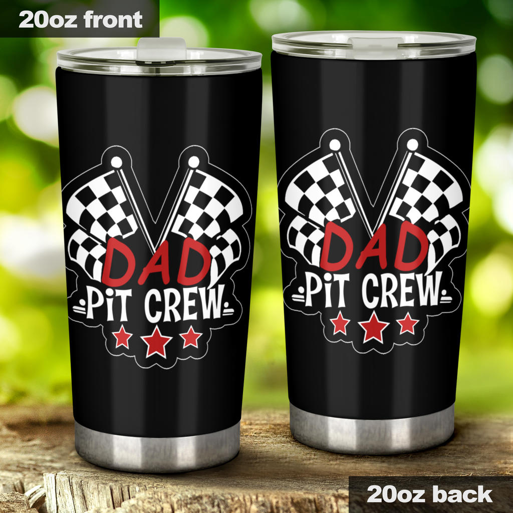 racing dad tumbler