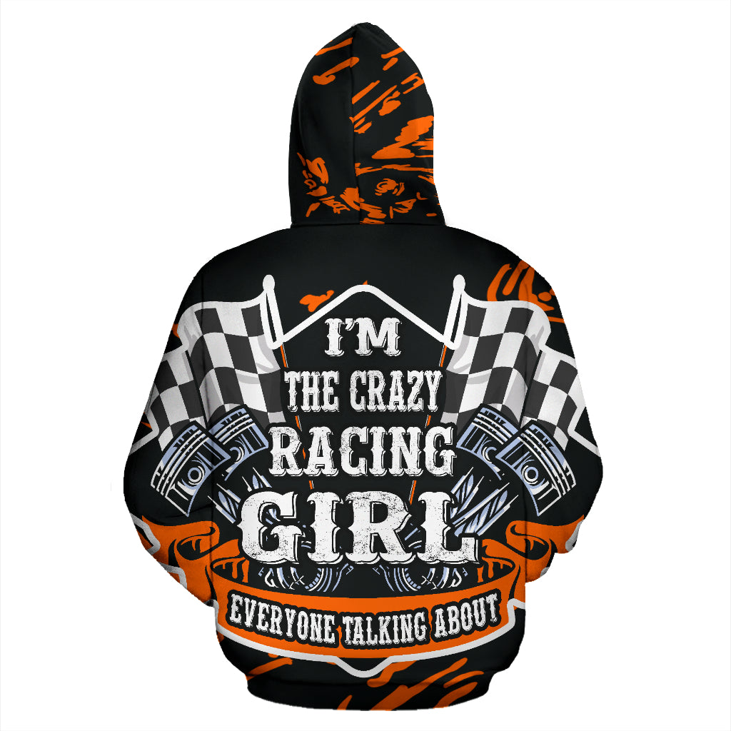 racing girl hoodie