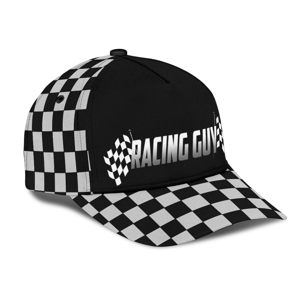Racing Guy Checkered Classic Cap