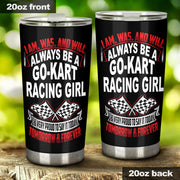 go kart racing tumbler