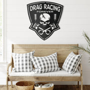 Drag Racing Forever Metal Sign