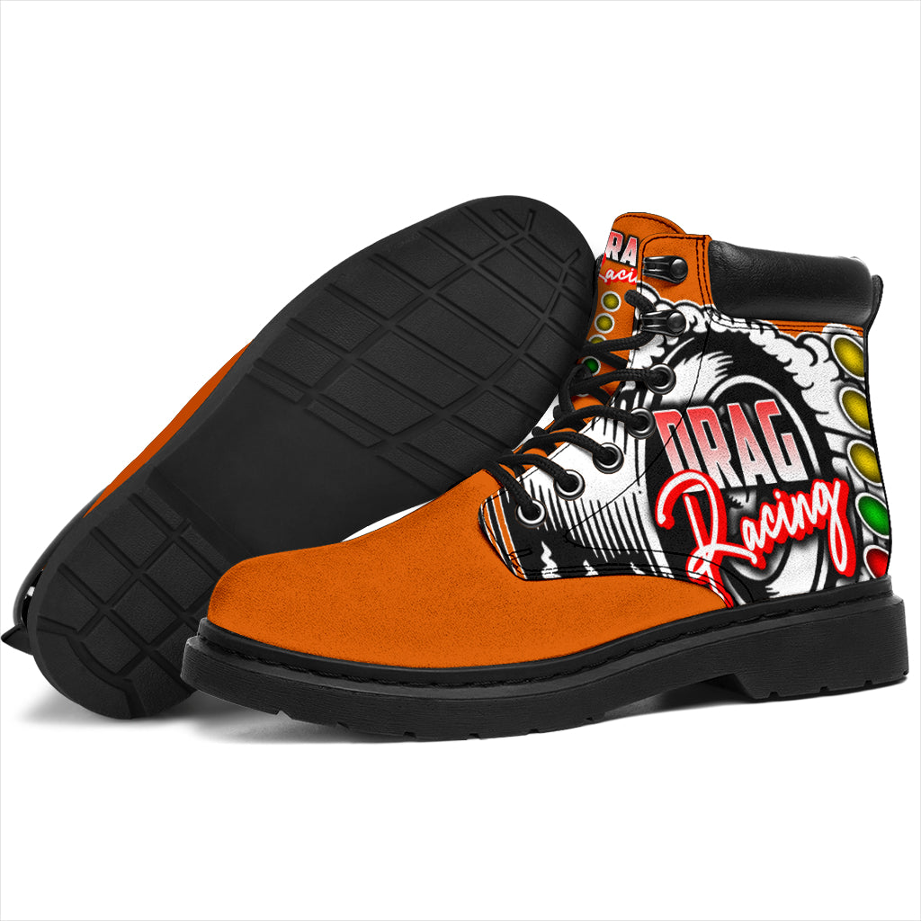 Drag Racing All-Season Boots orange