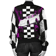 Dirt Track Racing Late Model Women's Bomber Jacket