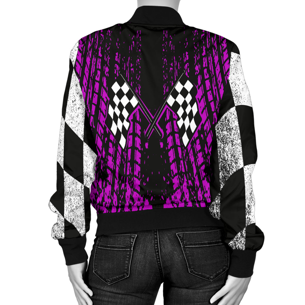 Dirt Racing Women's Bomber Jacket RBPi