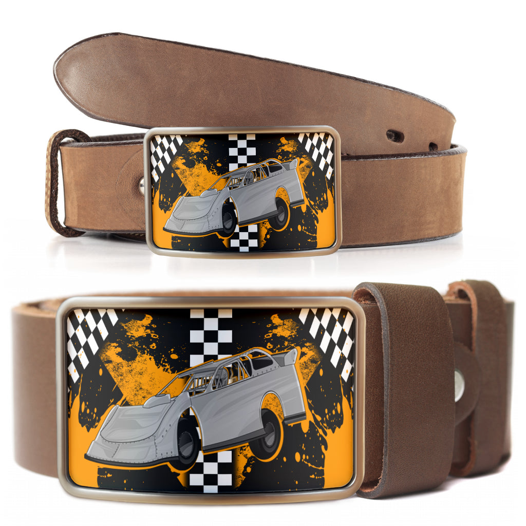 Dirt Track Racing Belt Buckle