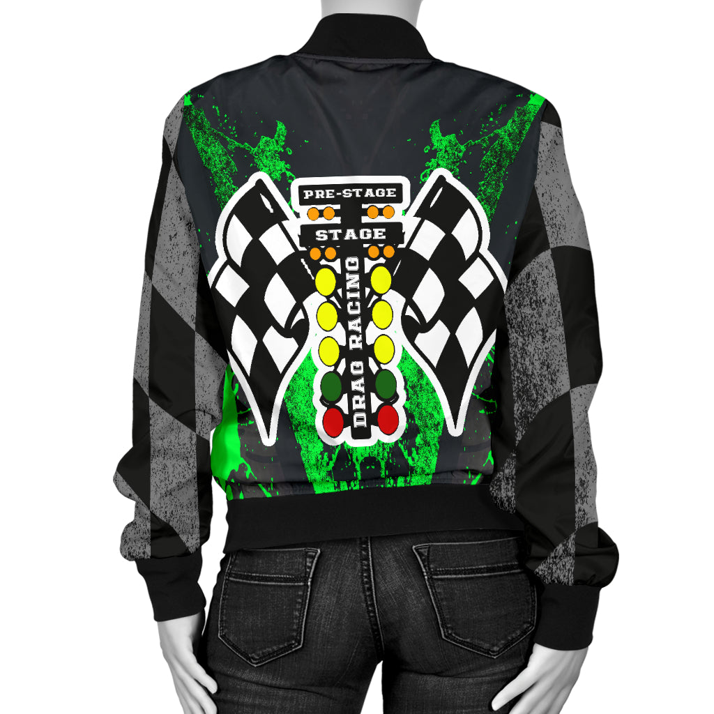 Drag Racing Women's Bomber Jacket RBPis