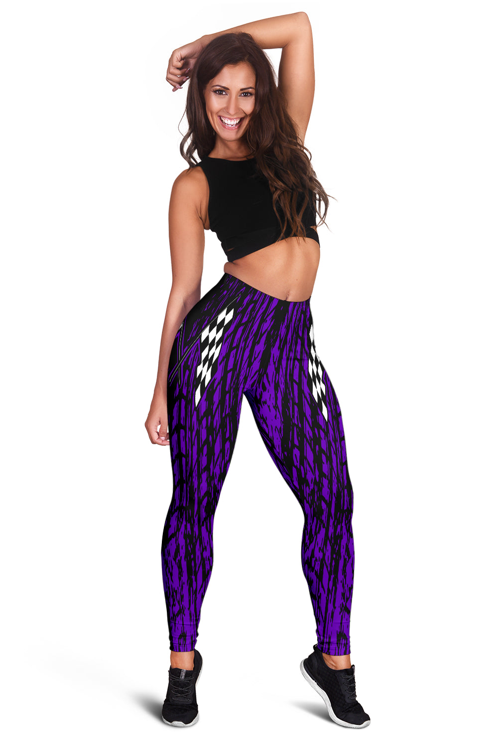 Dirt Racing Leggings Purple