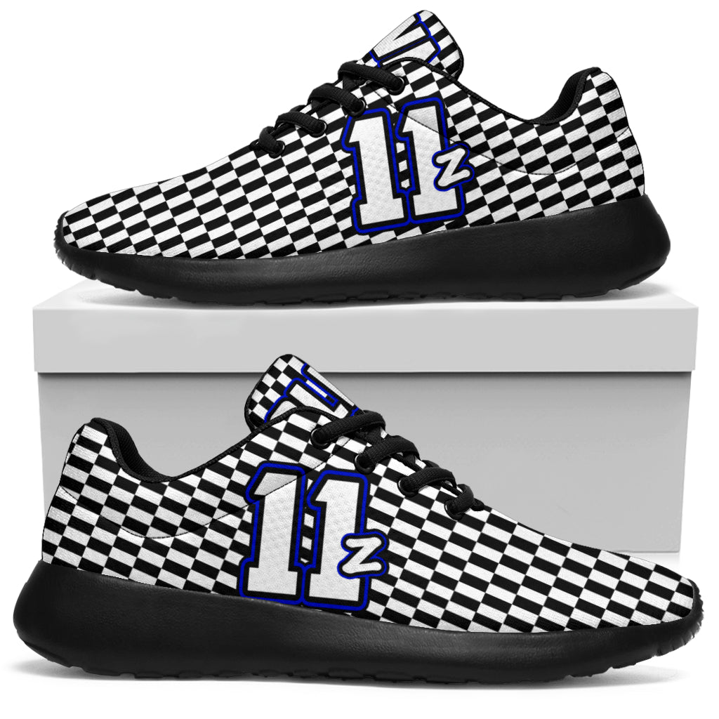 Racing Sneakers Checkered Flag Number 11Z Oliva