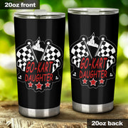 Go-kart racing daughter tumbler