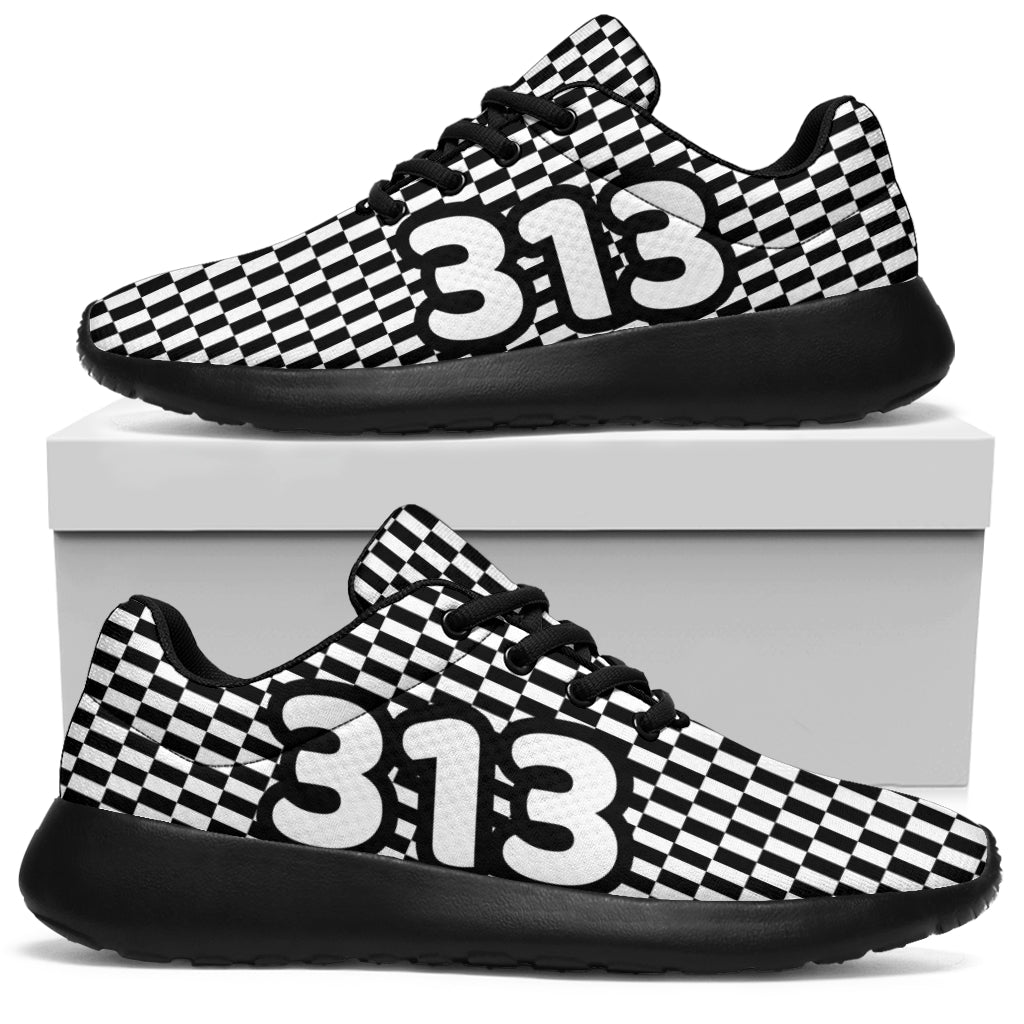Racing Sneakers Checkered Flag Number 313