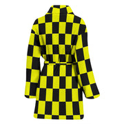 Racing Checkered Flag Women's Bathrobe