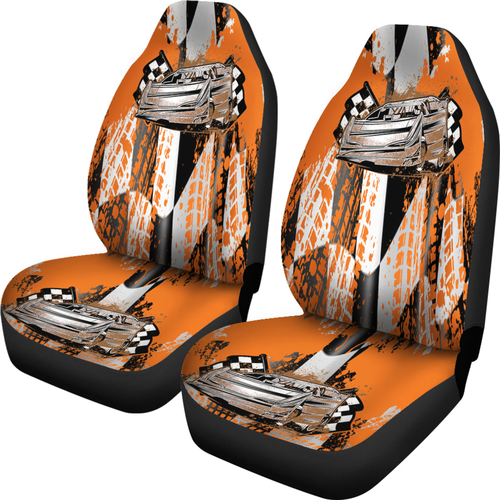 Racing Seat Covers Late Model Orange (Set of 2)