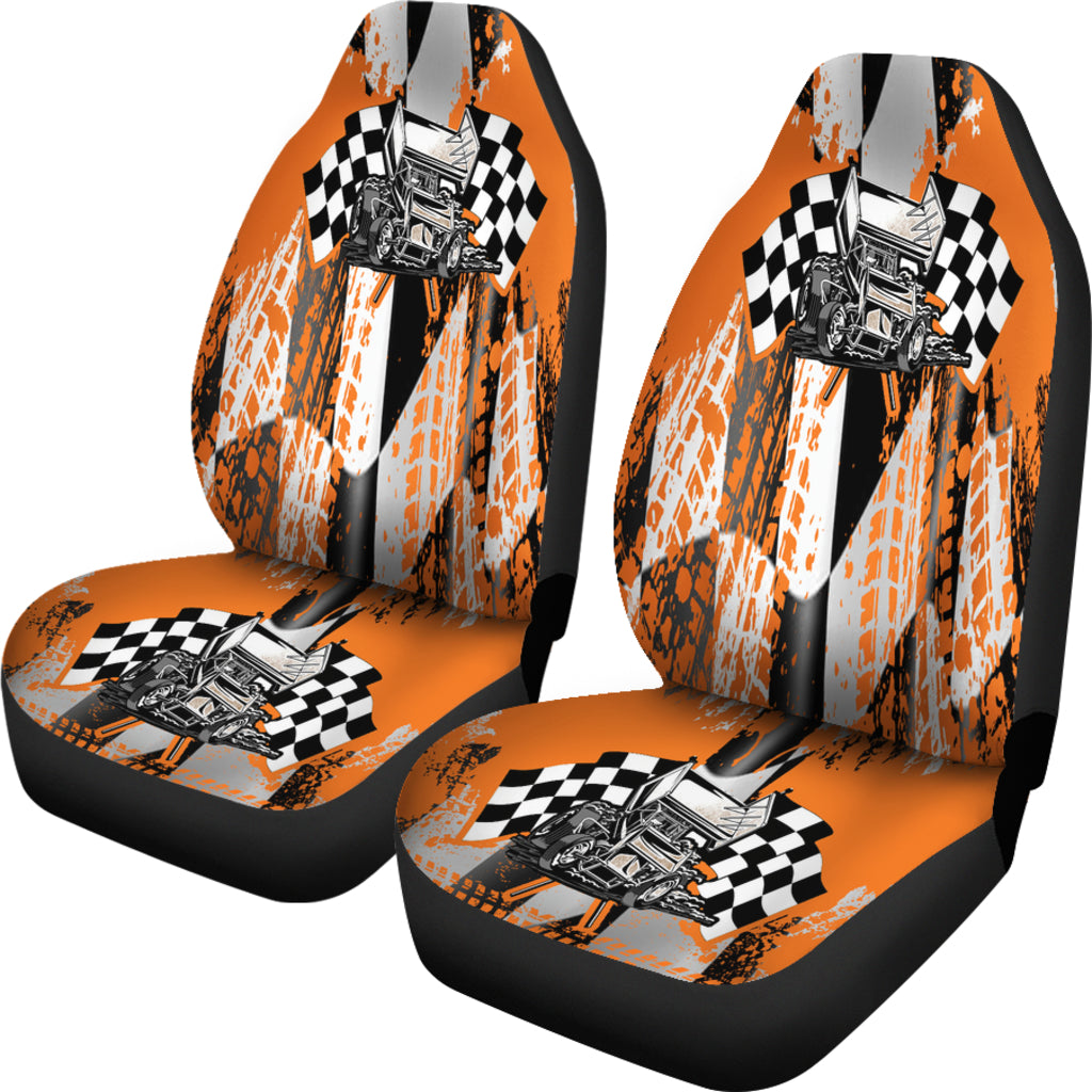 Racing Seat Covers Sprint Car Orange (Set of 2)