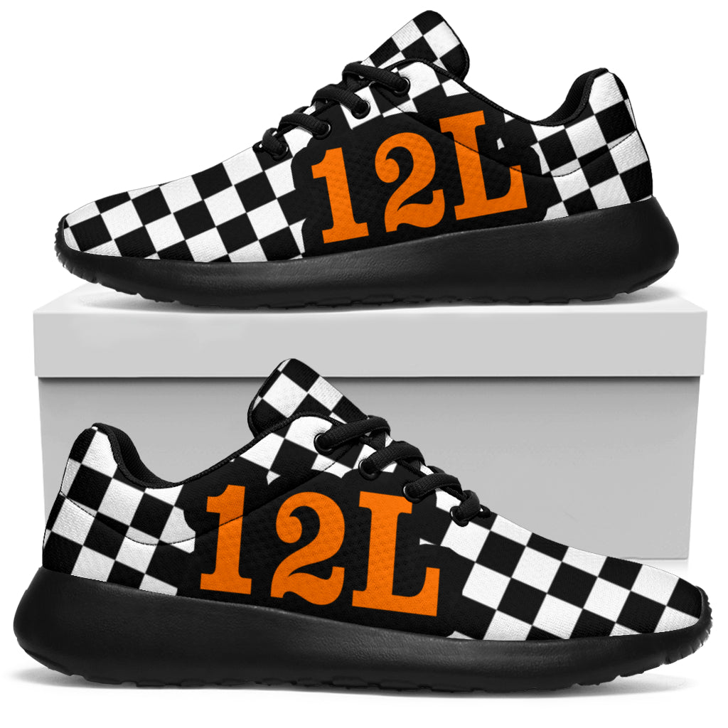 custom racing sneakers Number 12L