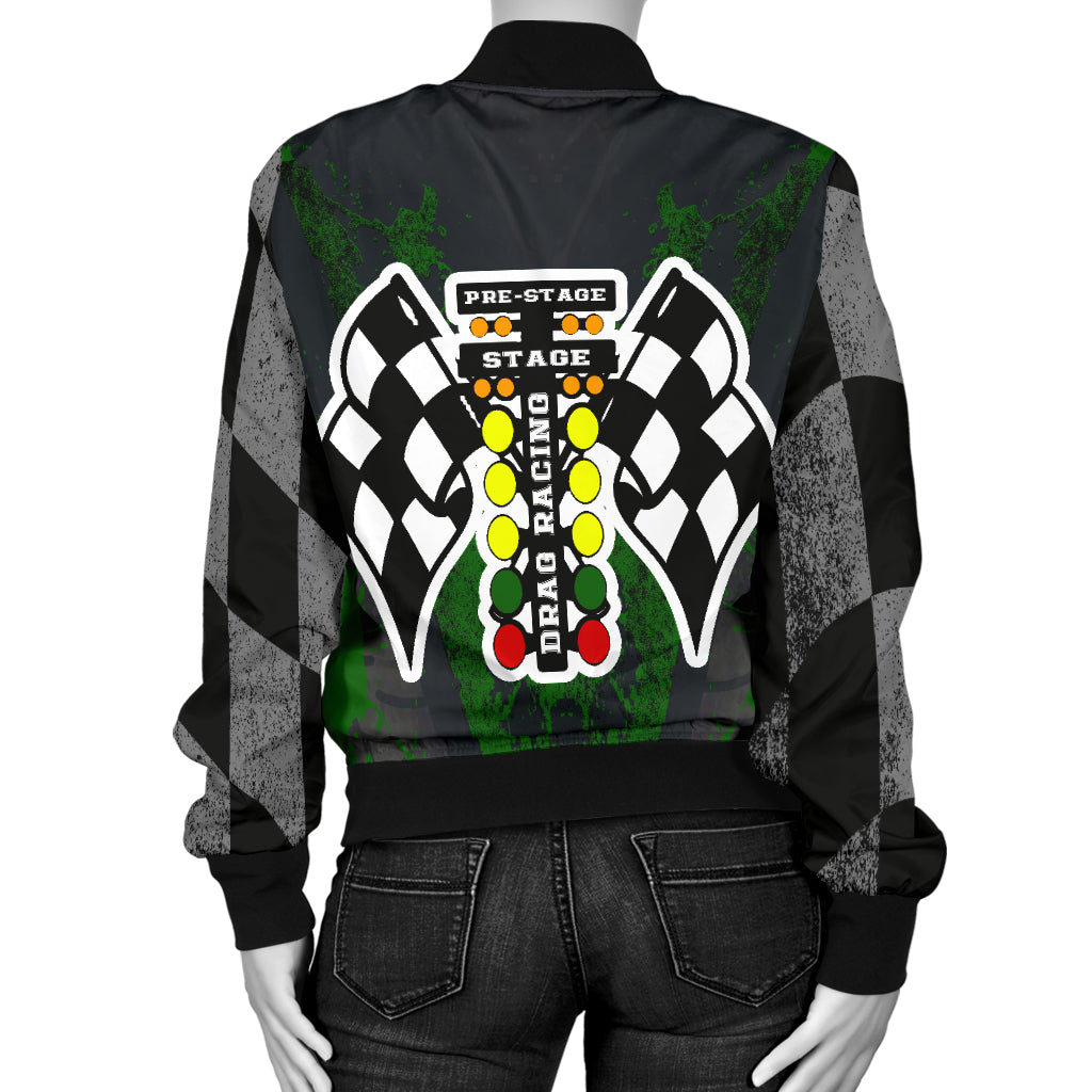 Drag Racing Women's Bomber Jacket RBG