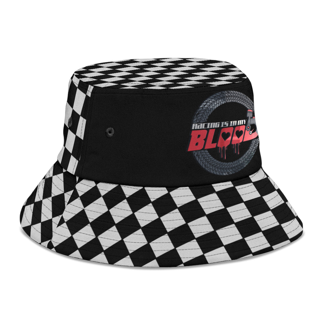 Racingisinmyblood Official Logo Bucket Hat