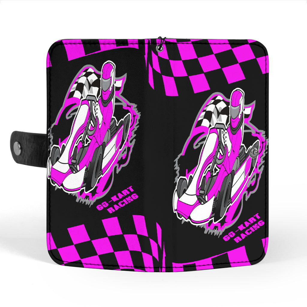 Go Kart Racing wallet phone case