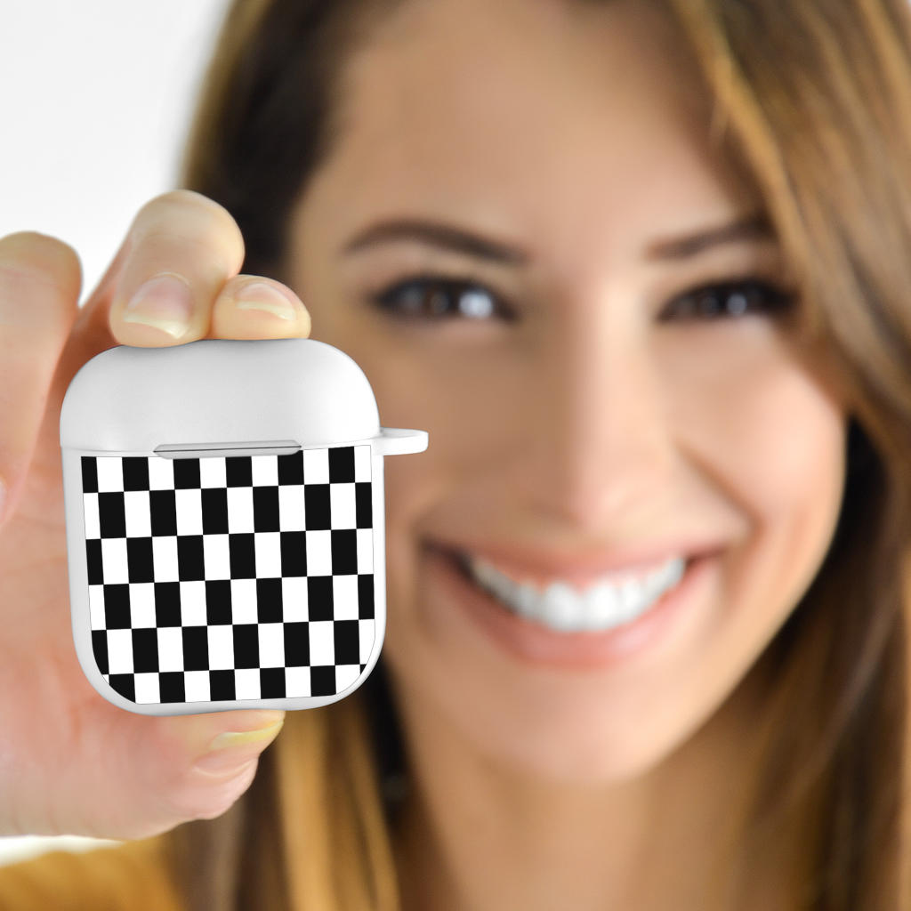 Checkered best sale airpod case