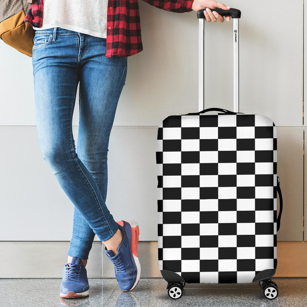 Racing Luggage Cover Checkered Flag!