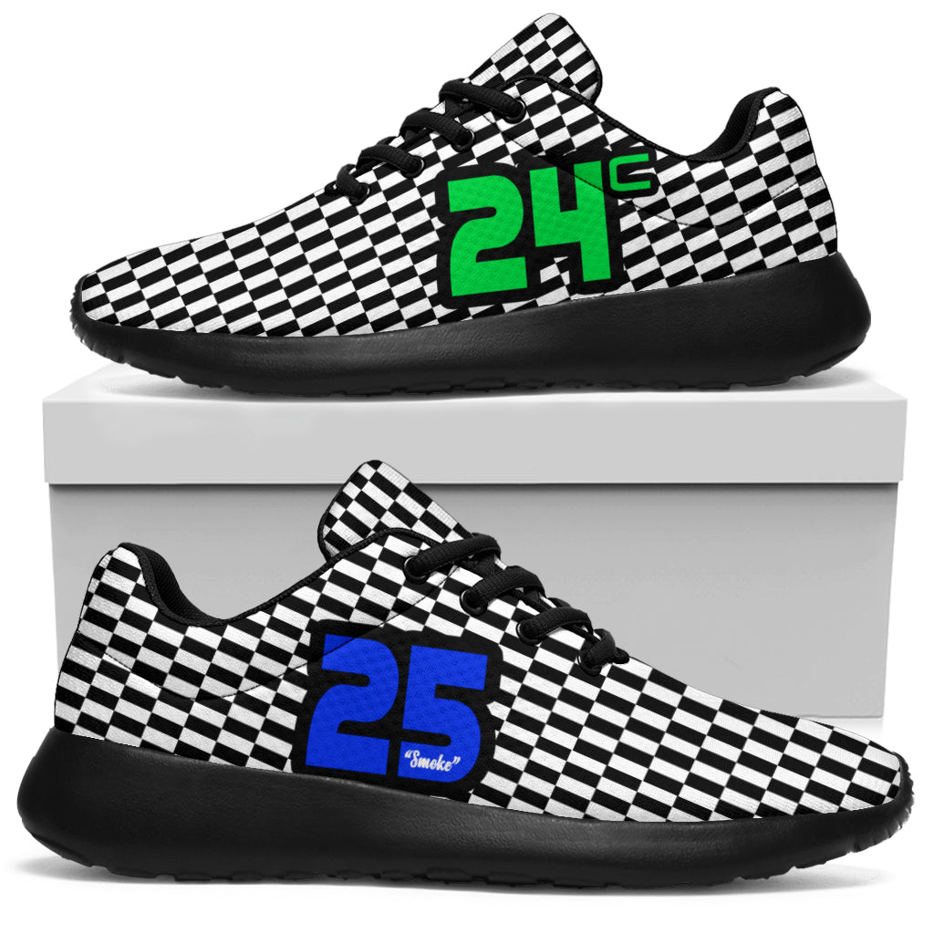 Racing Sneakers Checkered Flag Number 24c/25 N1