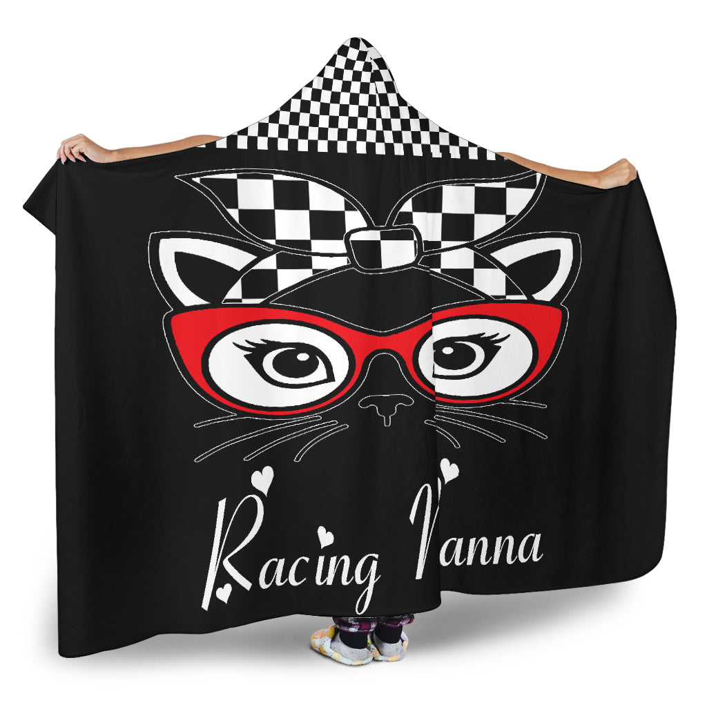 Racing Nanna Hooded Blanket