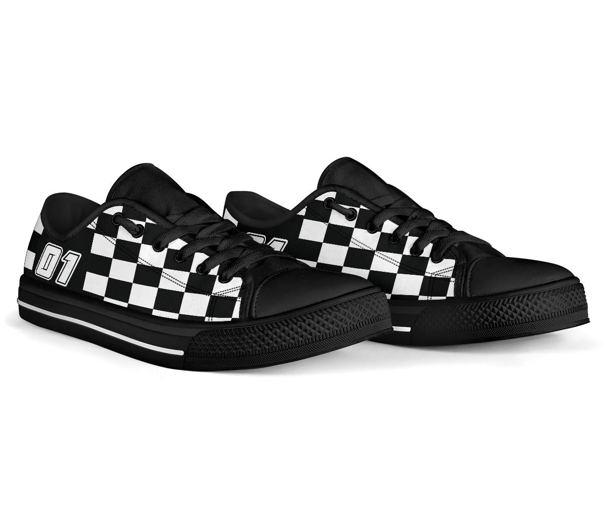 Custom racing low top shoes