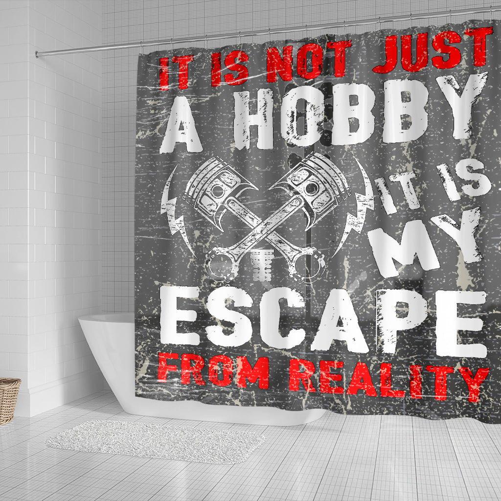 It Is More Than Just A Hobby Drag Racing Shower Curtain