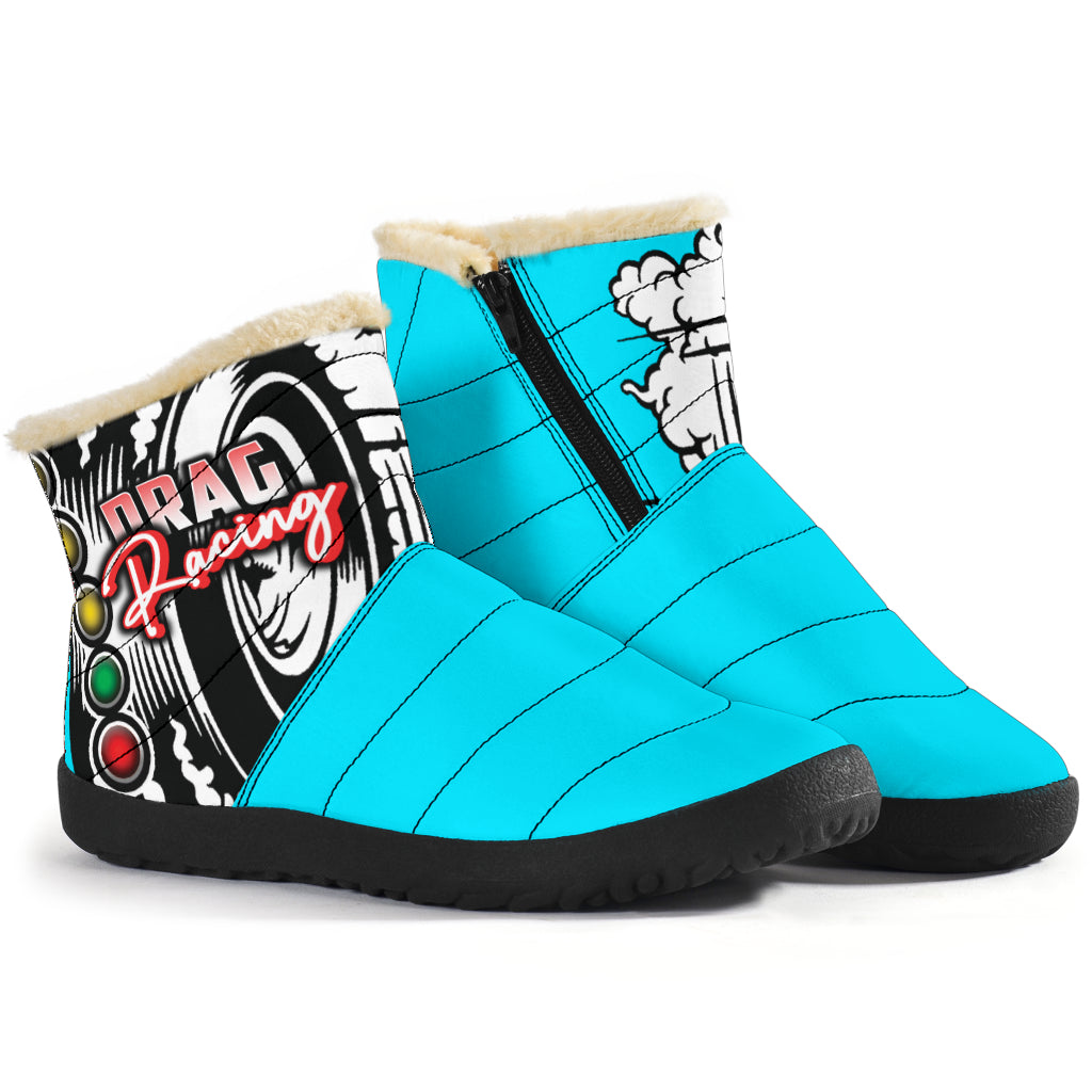 Drag Racing Cozy Winter Boots