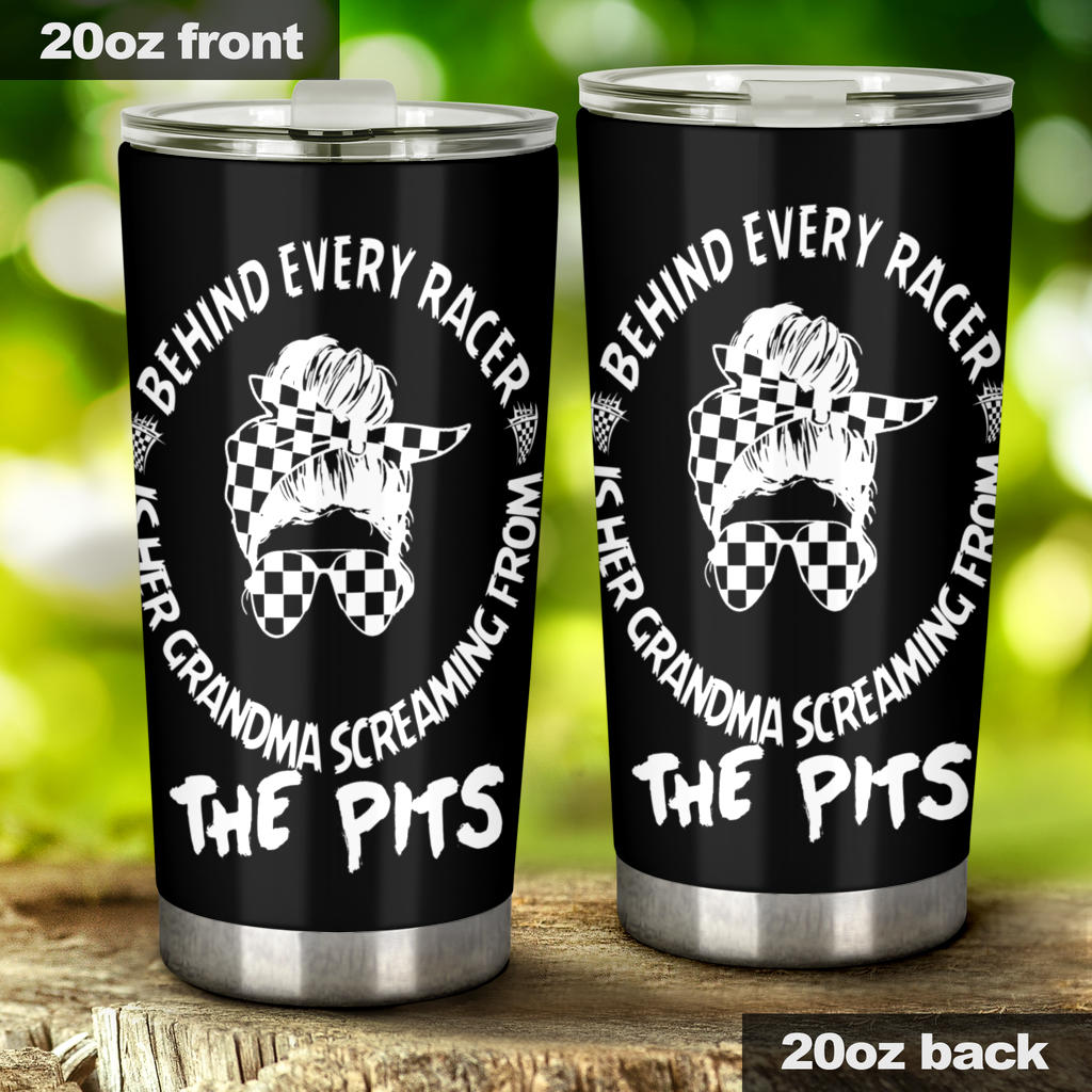 racing grandma tumbler