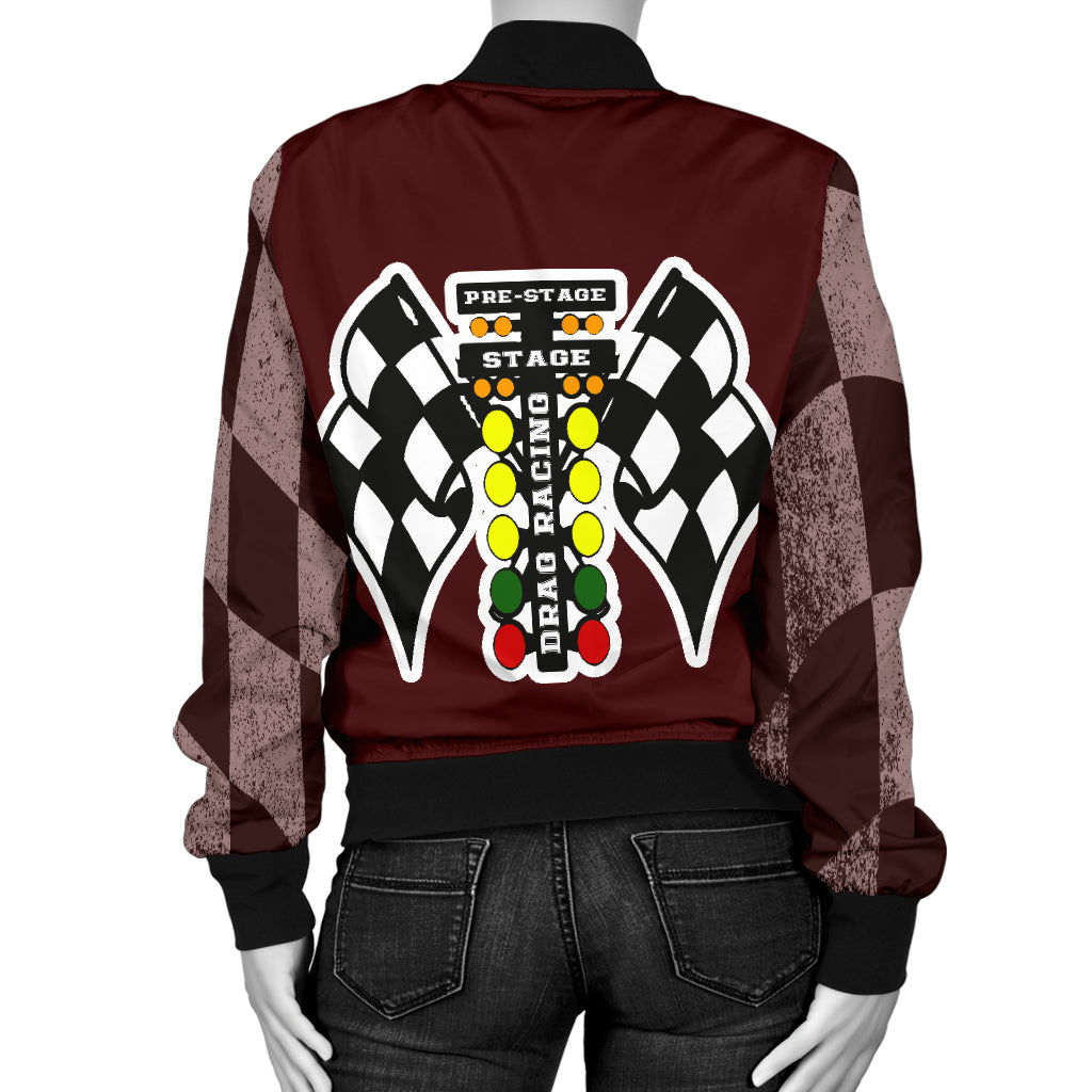 Drag Racing Women's Bomber Jacket RBM